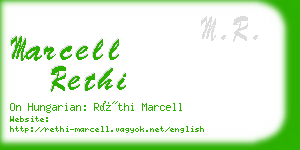 marcell rethi business card